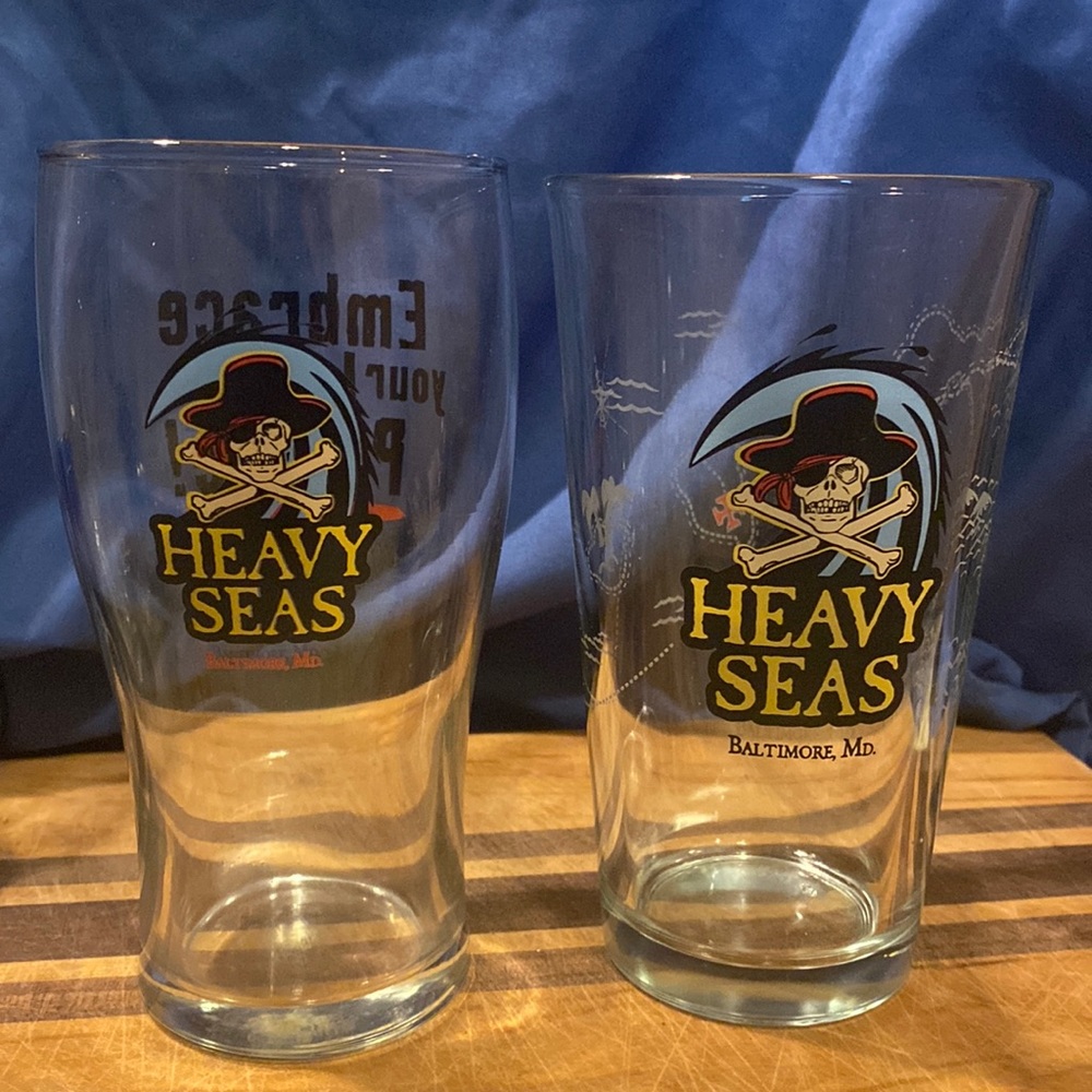 Heavy seas glasses